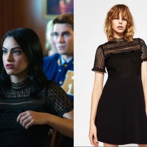 Black Zara Dress Veronica Lodge Riverdale